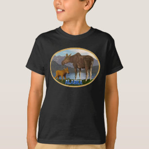 Camiseta Moose in the Meadow