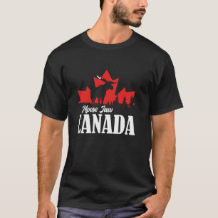 Camiseta Moose Jaw, Mac the Moose Saskatchewan Canada Trave