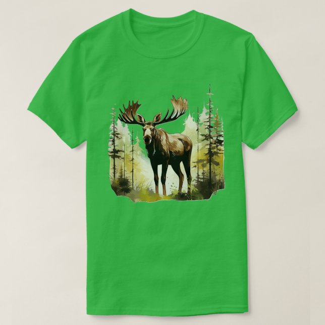 Camiseta Moose Lover TShirt 6 (Diseño del anverso)