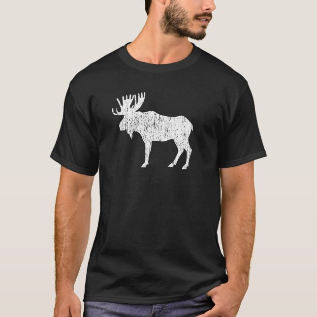 Camiseta Moose Molestage retro (Anverso)