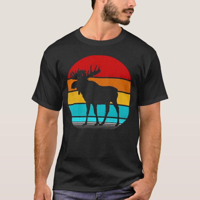 Camiseta moose retero vintage (Anverso)