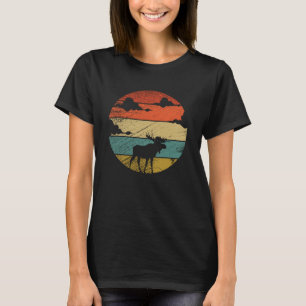 Camiseta Moose retro vintage y animal lindo