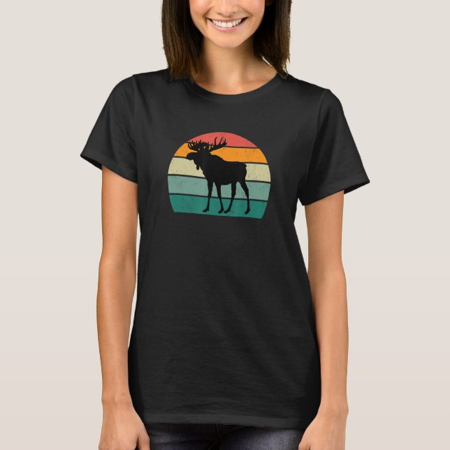 Camiseta Moose Scandinavia High North Canada Antlers Moose (Anverso)