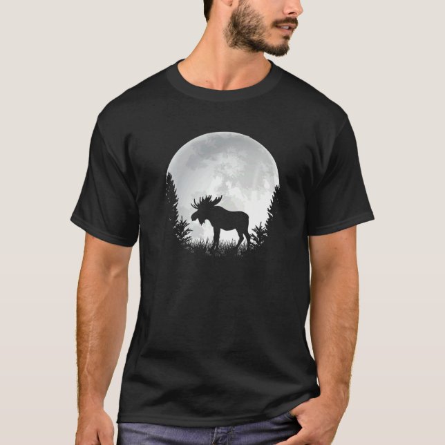 Camiseta Moose Sweden Forest Walkers Moonlight (Anverso)