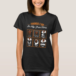 Camiseta Moose Things I do in my free time Scandinavia Moos