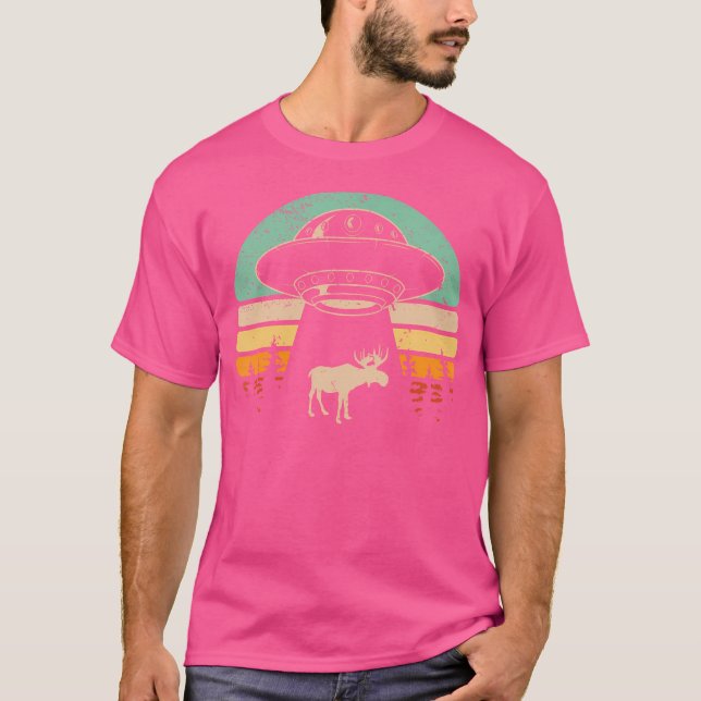 Camiseta Moose Ufo Secuestro De Moos De Secuestro De Aerona (Anverso)