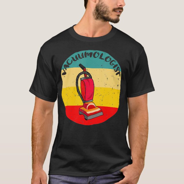Camiseta Mop y Vacuum en una cámara de vacío (Anverso)
