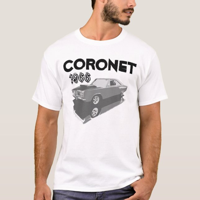 Camiseta Mopar - 1966 Dodge Coronet (Anverso)