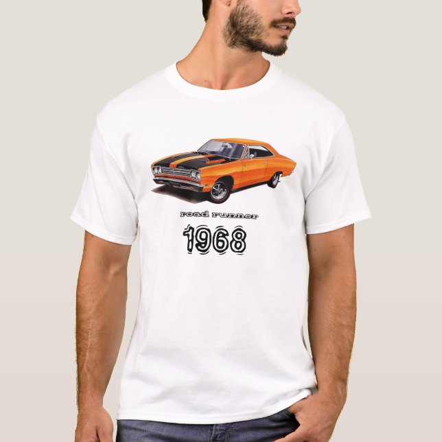 Camiseta Mopar - 1968 Plymouth Road Runner Satellite - (Anverso)