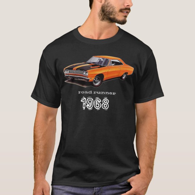 Camiseta Mopar - 1968 Plymouth Road Runner Satellite - (Anverso)