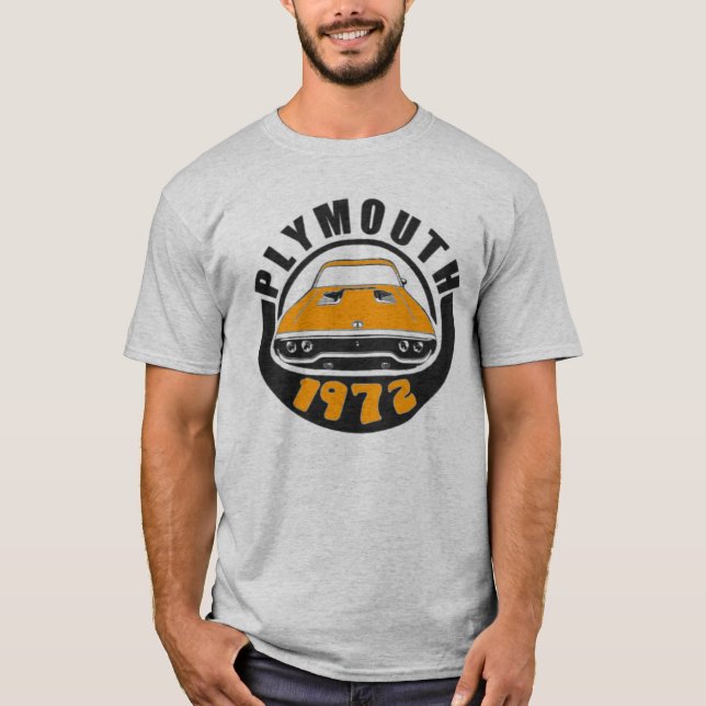 Camiseta Mopar - 1972 Plymouth Roadrunner Butterscotch (Anverso)