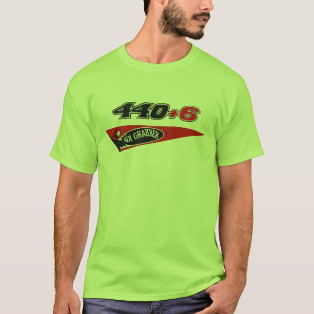 Camiseta Mopar - 440+6 + Air Grabber (Anverso)