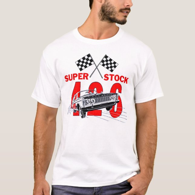Camiseta Mopar - Plymouth 426 bastón Super (Anverso)