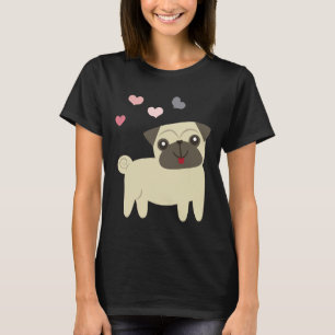 Camiseta mopas de cachorro, regalo de pug, amantes del buld