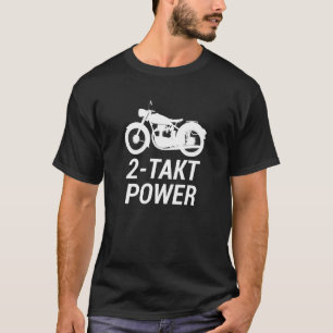 Camiseta Moped 2 motocicleta de motociclismo de potencia