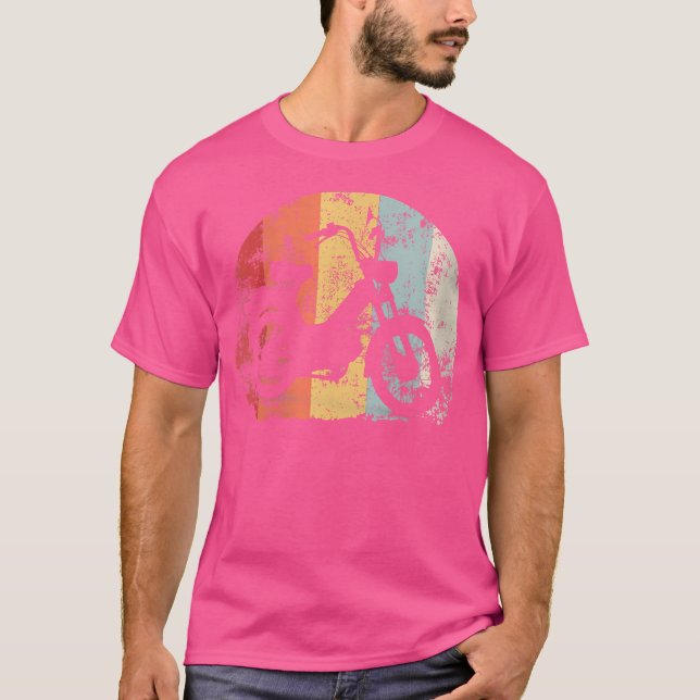 Camiseta Moped Bicicleta Motocicleta (Anverso)