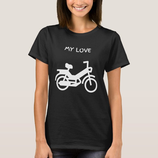 Camiseta Moped ciclomotor de dos tiempos de dos tiempos dic (Anverso)