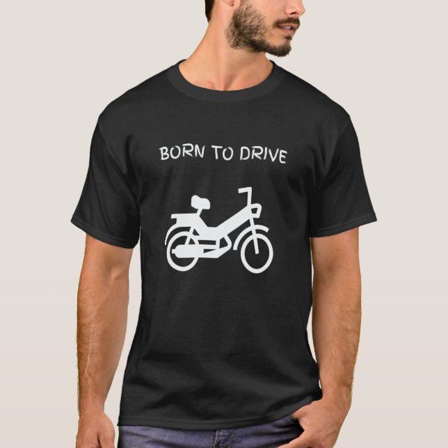 Camiseta Moped moped two stroke 2 stroke saying motorbike t (Anverso)
