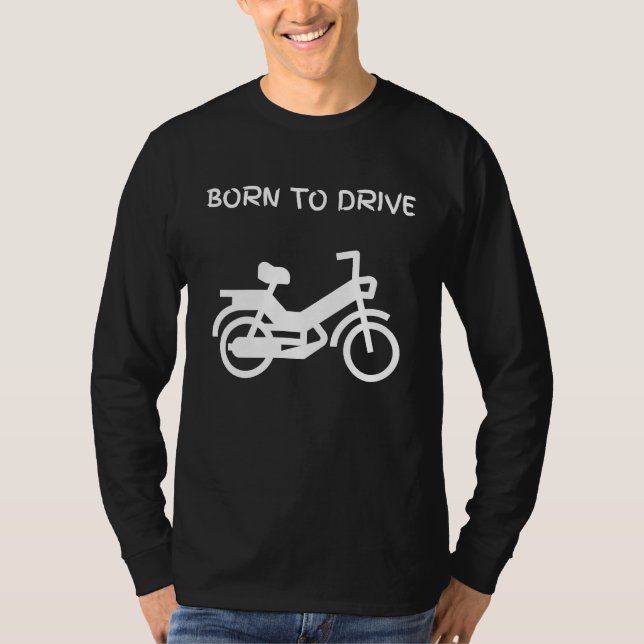 Camiseta Moped moped two stroke 2 stroke saying motorbike t (Anverso)