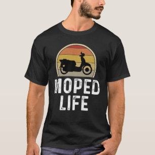 Camiseta Moped Scooter Rider Moped Life Retro Vintage