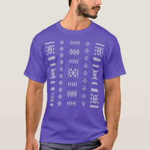 Camiseta Moqueta amazigh Mzab Patrones de Ghardaa 1