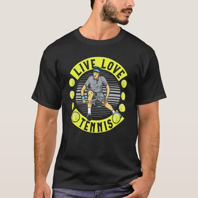 Camiseta Moqueta del jugador de tenis Baseliners Love Life (Anverso)