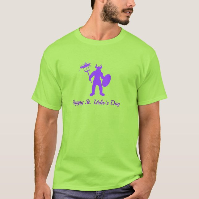 Camiseta morada en el día de San Urho (Anverso)