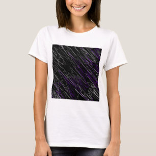 Camiseta Morada negra mareada