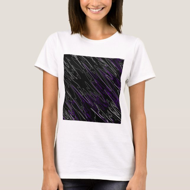 Camiseta Morada negra mareada (Anverso)