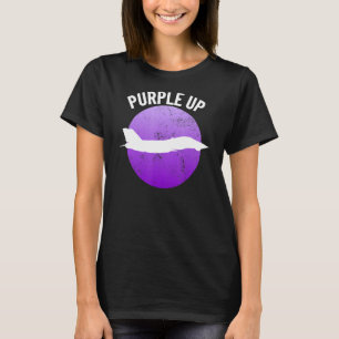 Camiseta Morado F14 Tomcat Niños Militares F 14 Purpl