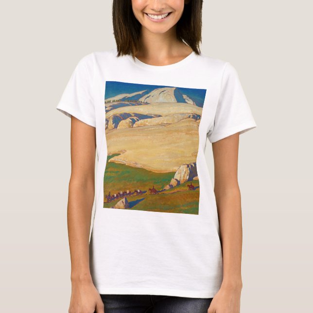 Camiseta Moraine and meadow, Sierra Nevada, California (Anverso)