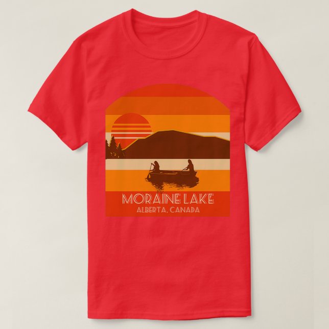 Camiseta Moraine Lake Alberta Canada (Diseño del anverso)