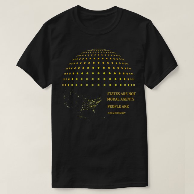Camiseta Morales de Chomsky (Diseño del anverso)