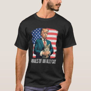 Camiseta Morales de un gato aliado