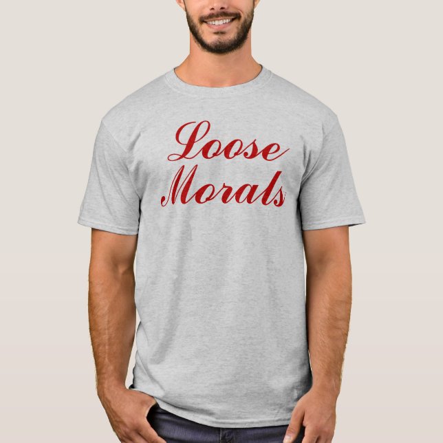 Camiseta Morales imprecisas (Anverso)