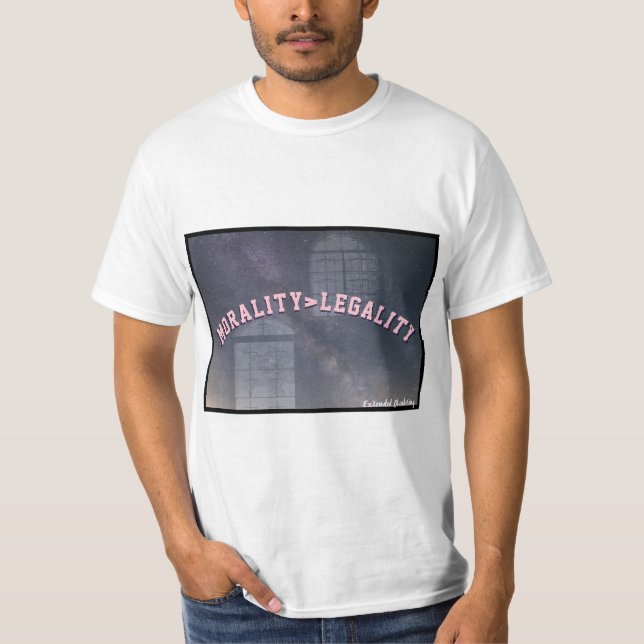 Camiseta Moralidad>Legalidad (Anverso)