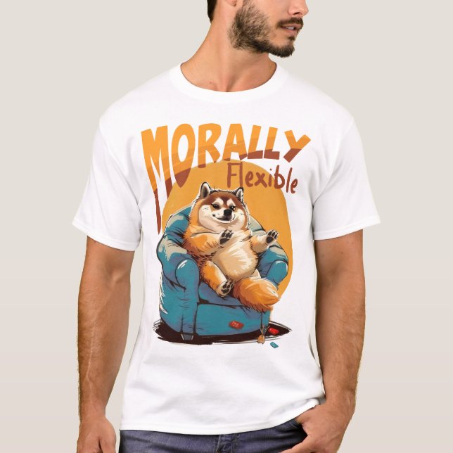 Camiseta Moralmente flexible (Anverso)