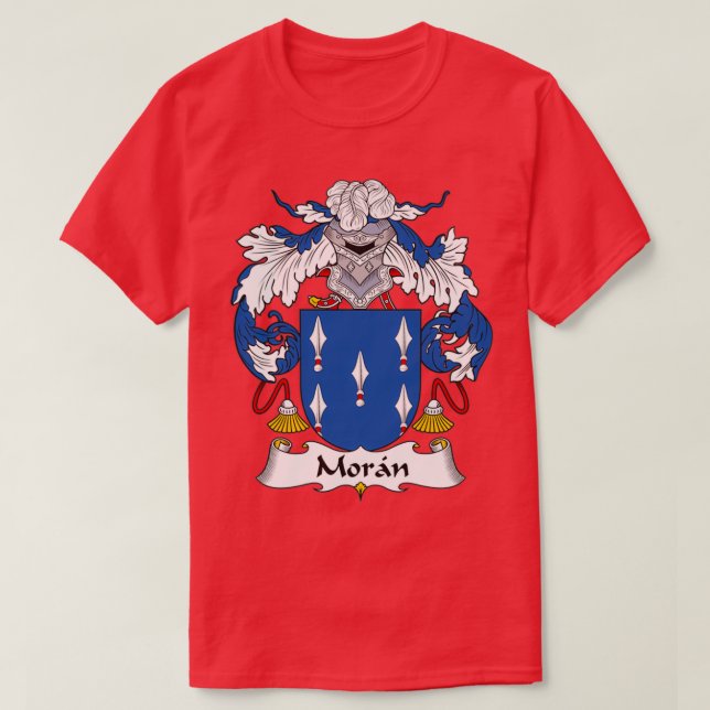 Camiseta Moran Coat of Arms Family Crest  (Diseño del anverso)