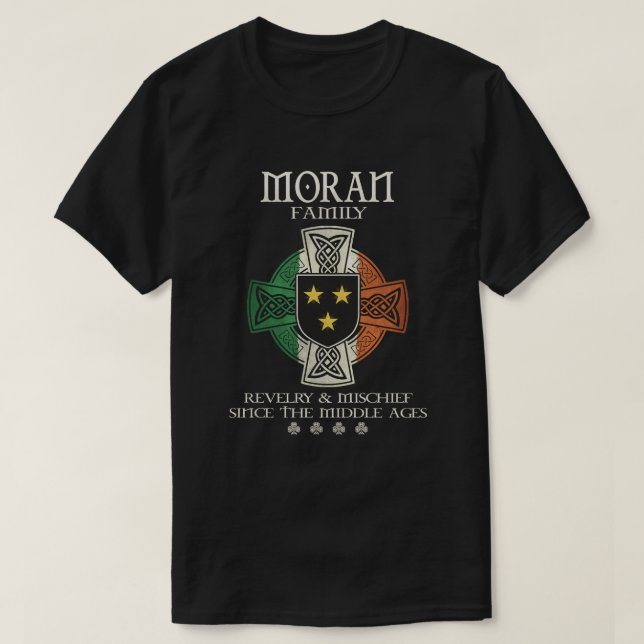 Camiseta Moran Family Irlanda apellidos bandera irlandesa s (Diseño del anverso)