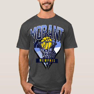 Camiseta Morant Retro Memphis Basketball Throwback