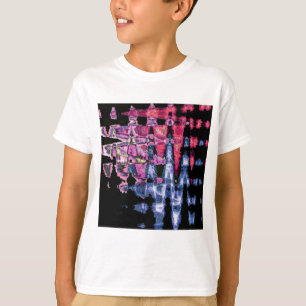Camiseta Morbido Cute Púrpura, Gris Ceniza y Acuarela Negra