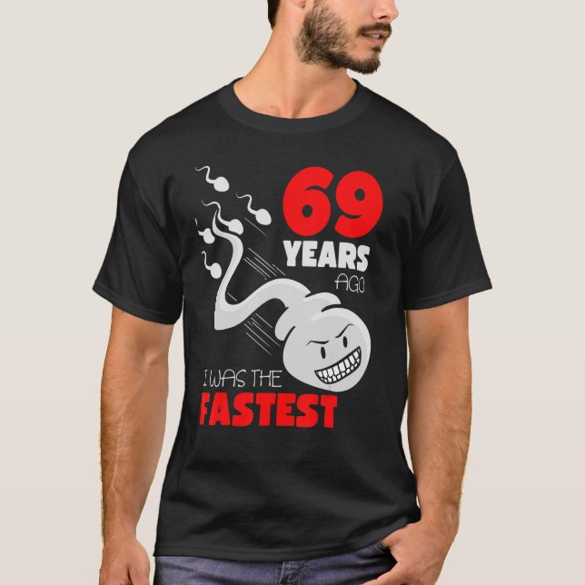 Camiseta Mordaza De Cumpleaños De 69 Años Hace 69 Años Yo E (Anverso)