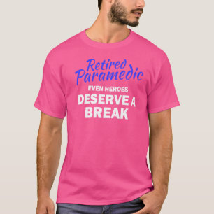 Camiseta Mordaza De Jubilación De Emt Paramédico Retirada E