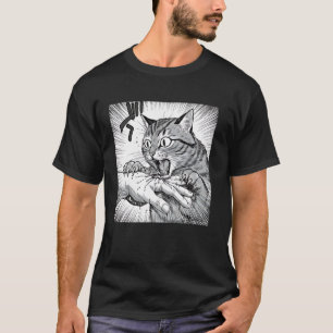 Camiseta Mordedura de gato divertida para hombres mujeres