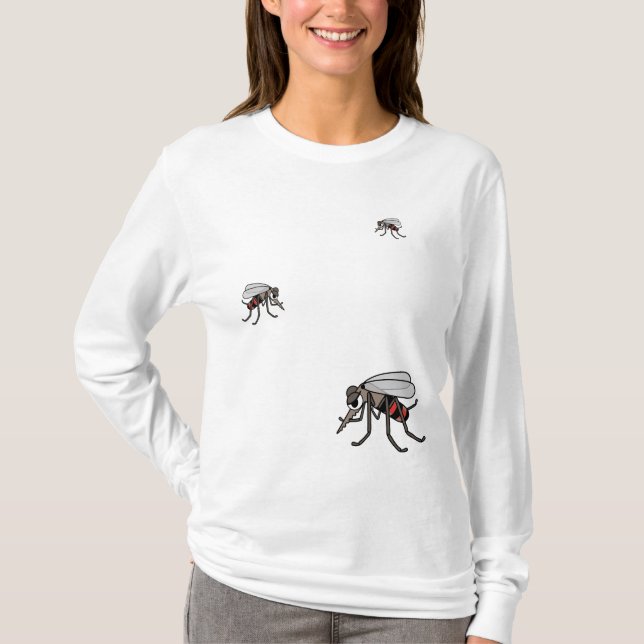 Camiseta mordedura de mosquito (Anverso)