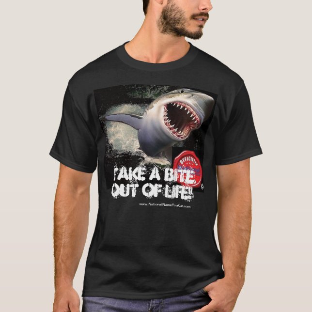 Camiseta Mordedura de tiburón (Anverso)