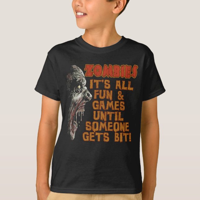 Camiseta Mordedura del zombi (Anverso)