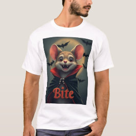 Camiseta Mordisco – Ratón Vampiro TinyFur Halloween Tee
