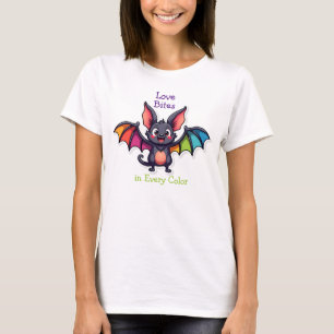 Camiseta Mordiscos de amor en todos los colores 🌈🦇