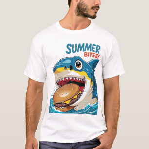 Camiseta Mordiscos de Verano – Tiburón Azul